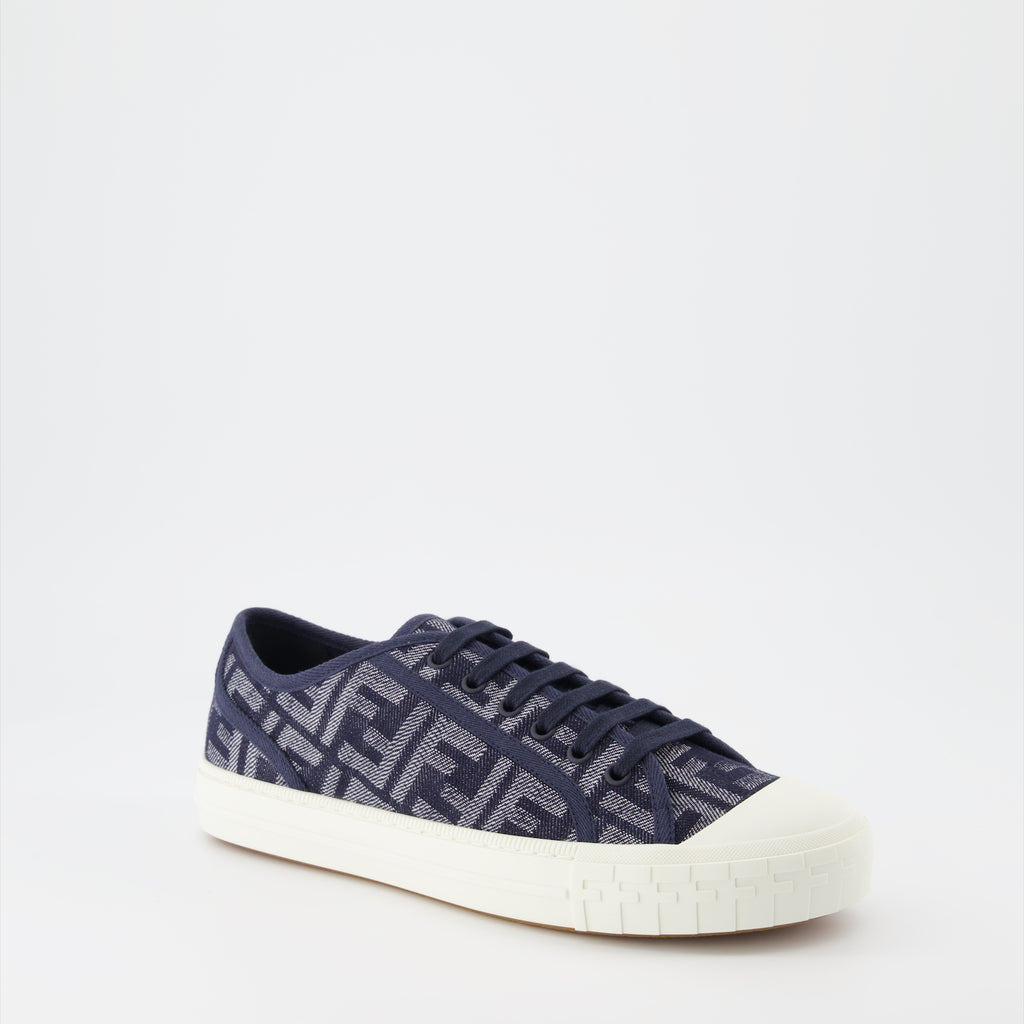 Baskets Baskets Fendi Domino Fendi Bleu Homme