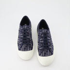 Baskets Baskets Fendi Domino Fendi Bleu Homme