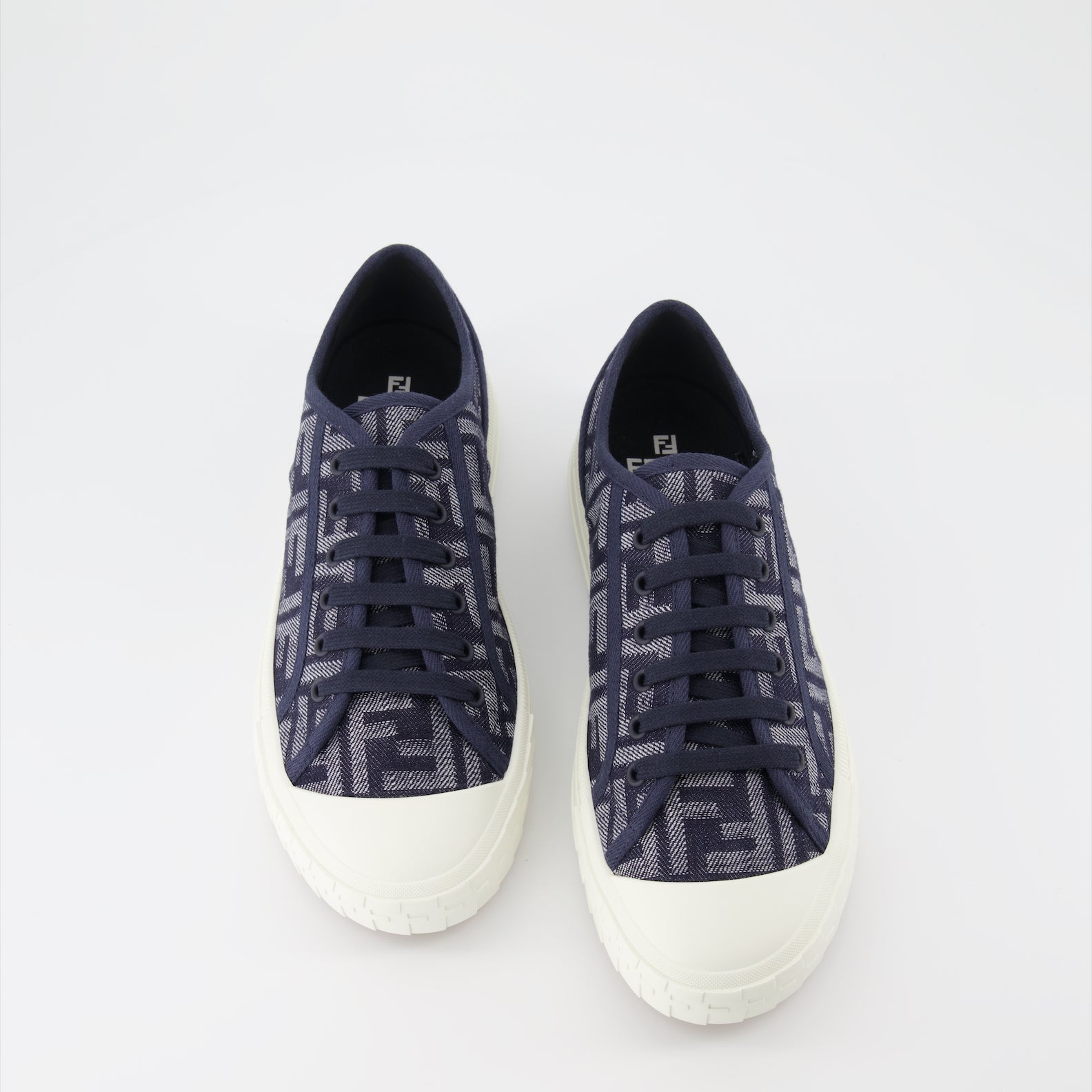 Baskets Baskets Fendi Domino Fendi Bleu Homme