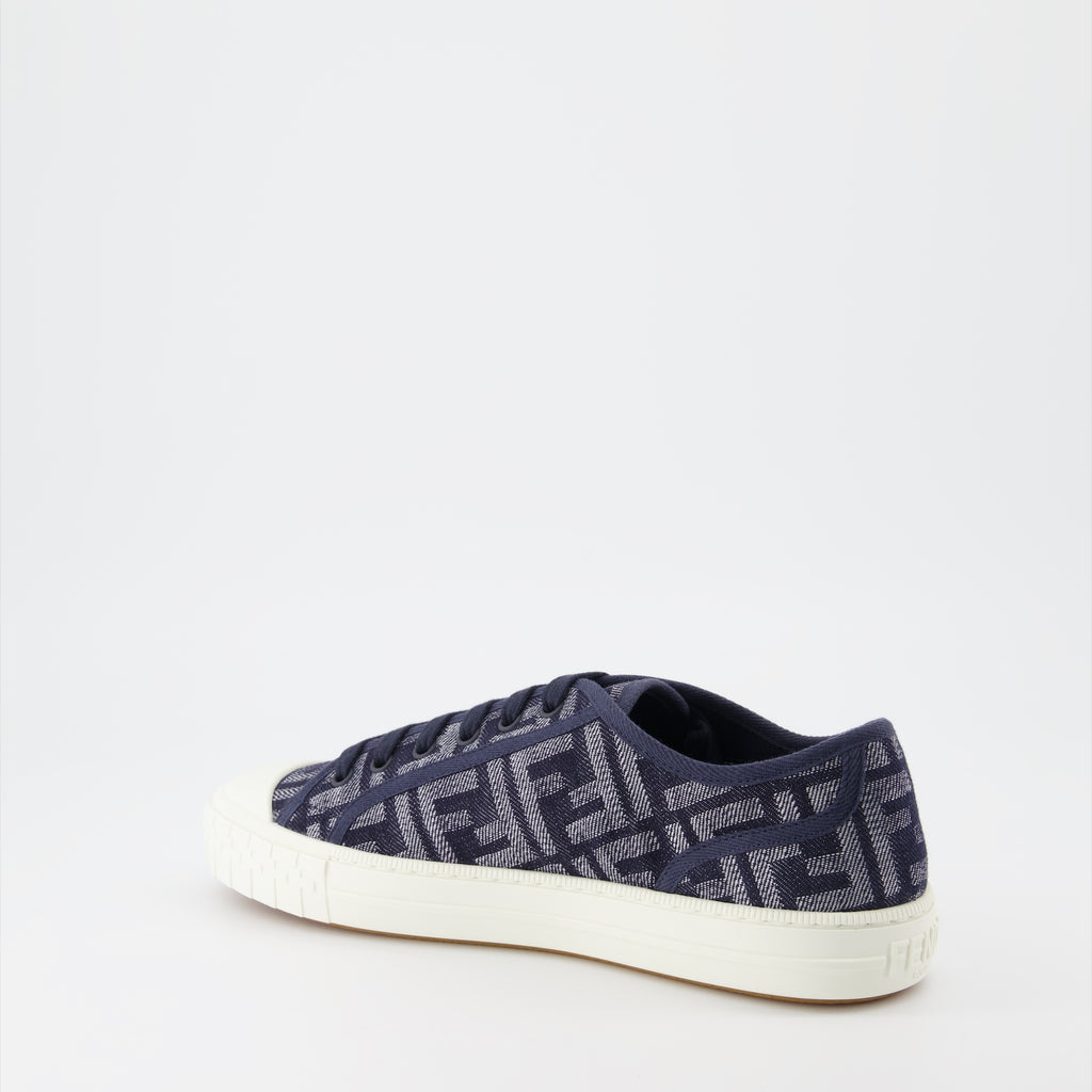 Baskets Baskets Fendi Domino Fendi Bleu Homme