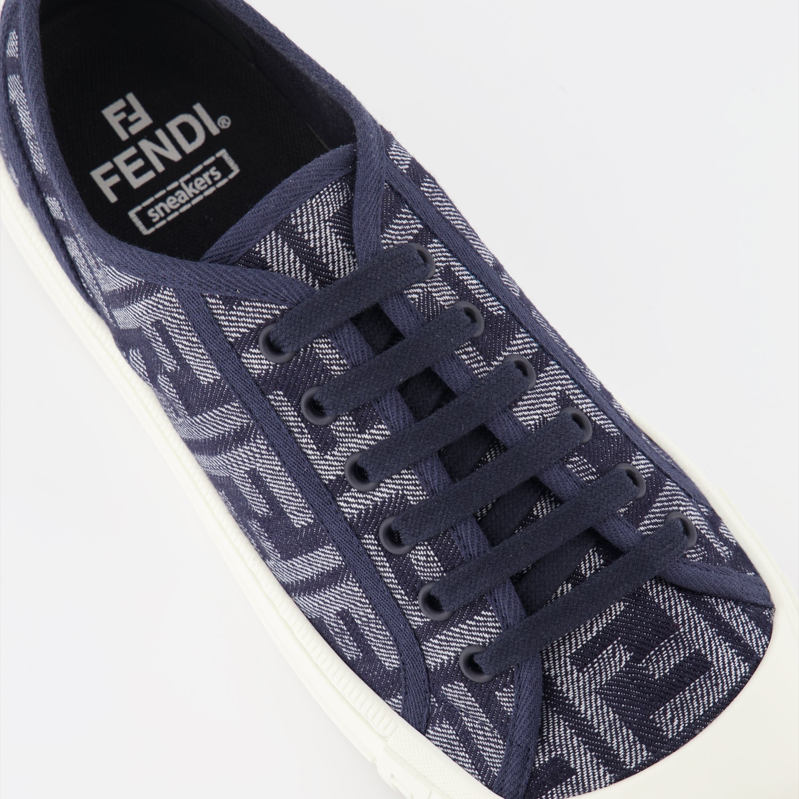 Baskets Baskets Fendi Domino Fendi Bleu Homme