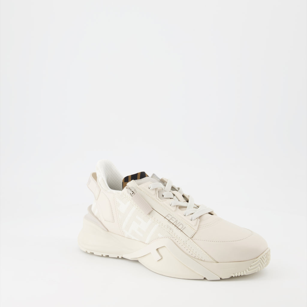 Baskets Baskets Fendi Flow Fendi Beige Femme