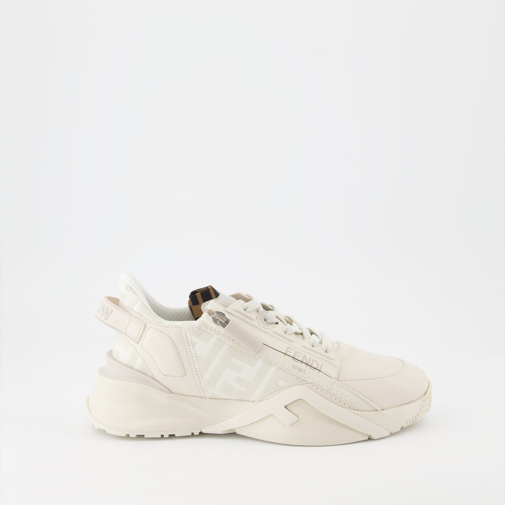 Baskets Baskets Fendi Flow Fendi Beige Femme