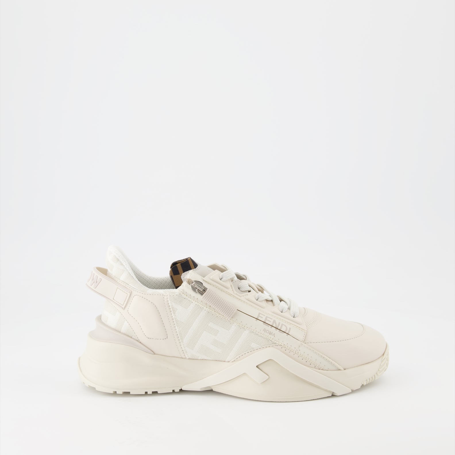 Baskets Baskets Fendi Flow Fendi Beige Femme