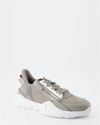 Chaussures de ville Baskets Fendi Flow Fendi Gris Homme