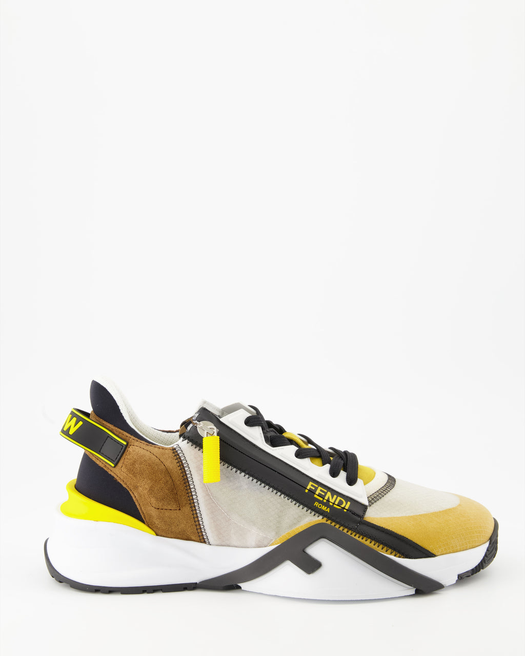Baskets Baskets Fendi Flow Fendi Jaune Homme