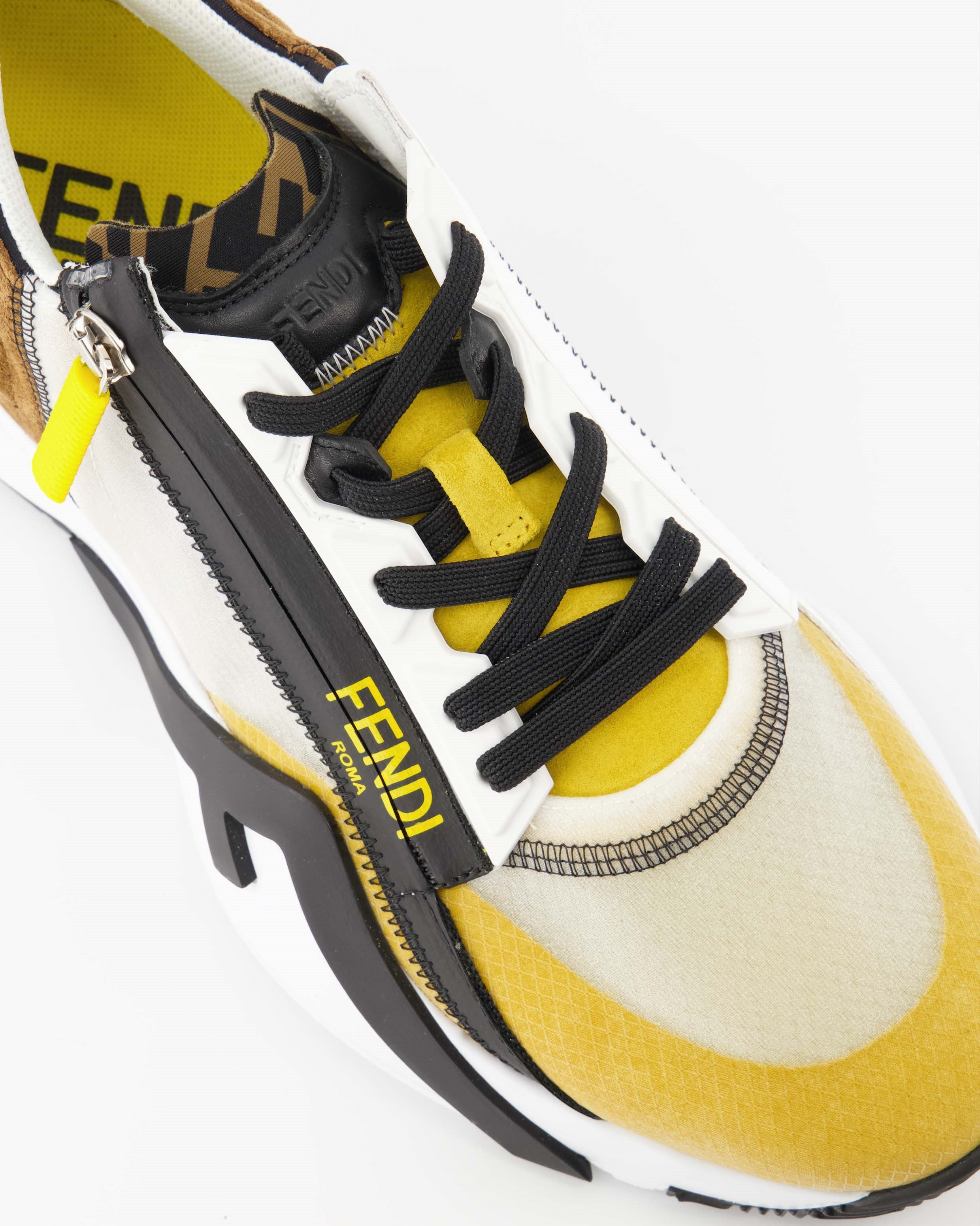 Baskets Baskets Fendi Flow Fendi Jaune Homme
