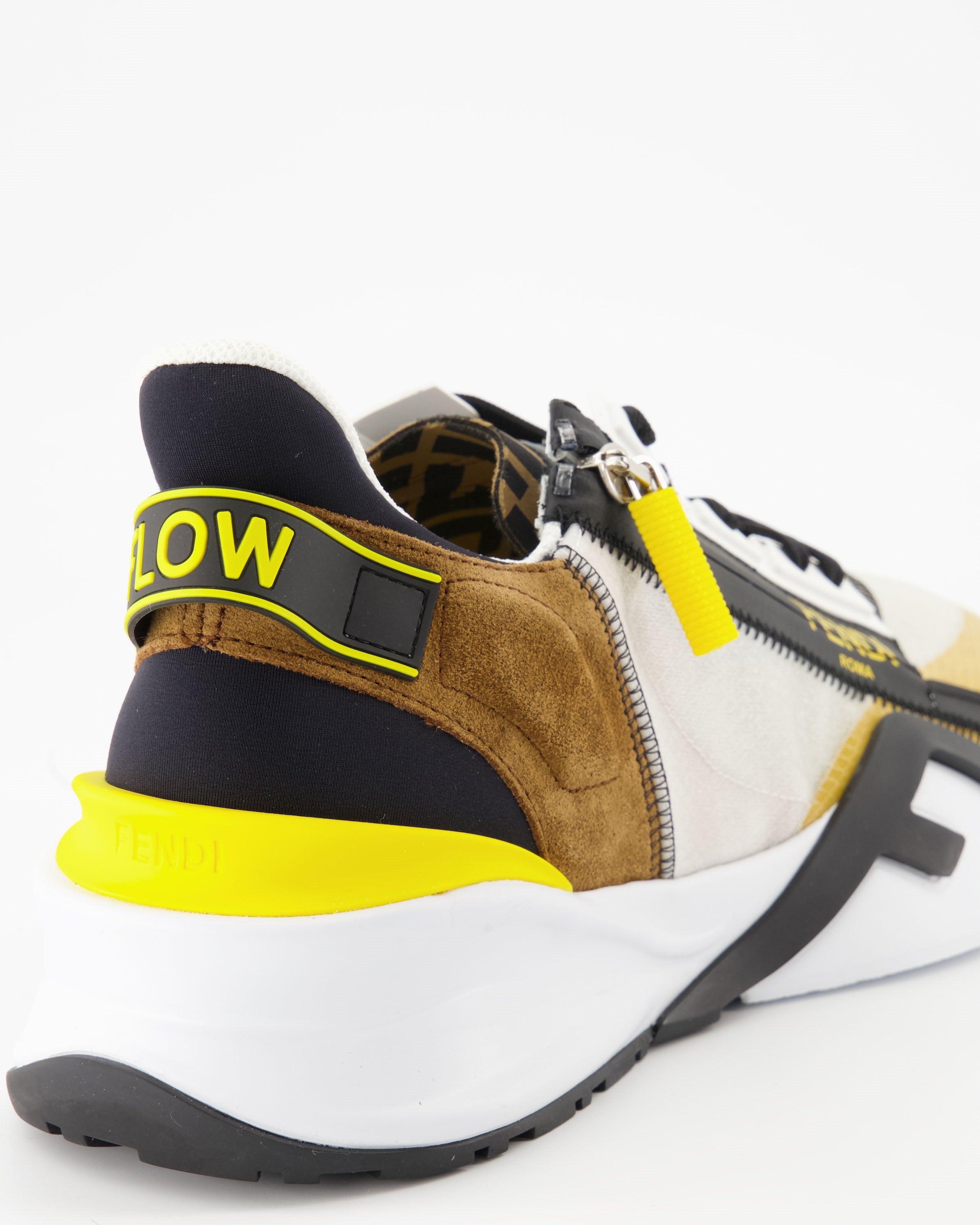 Baskets Baskets Fendi Flow Fendi Jaune Homme