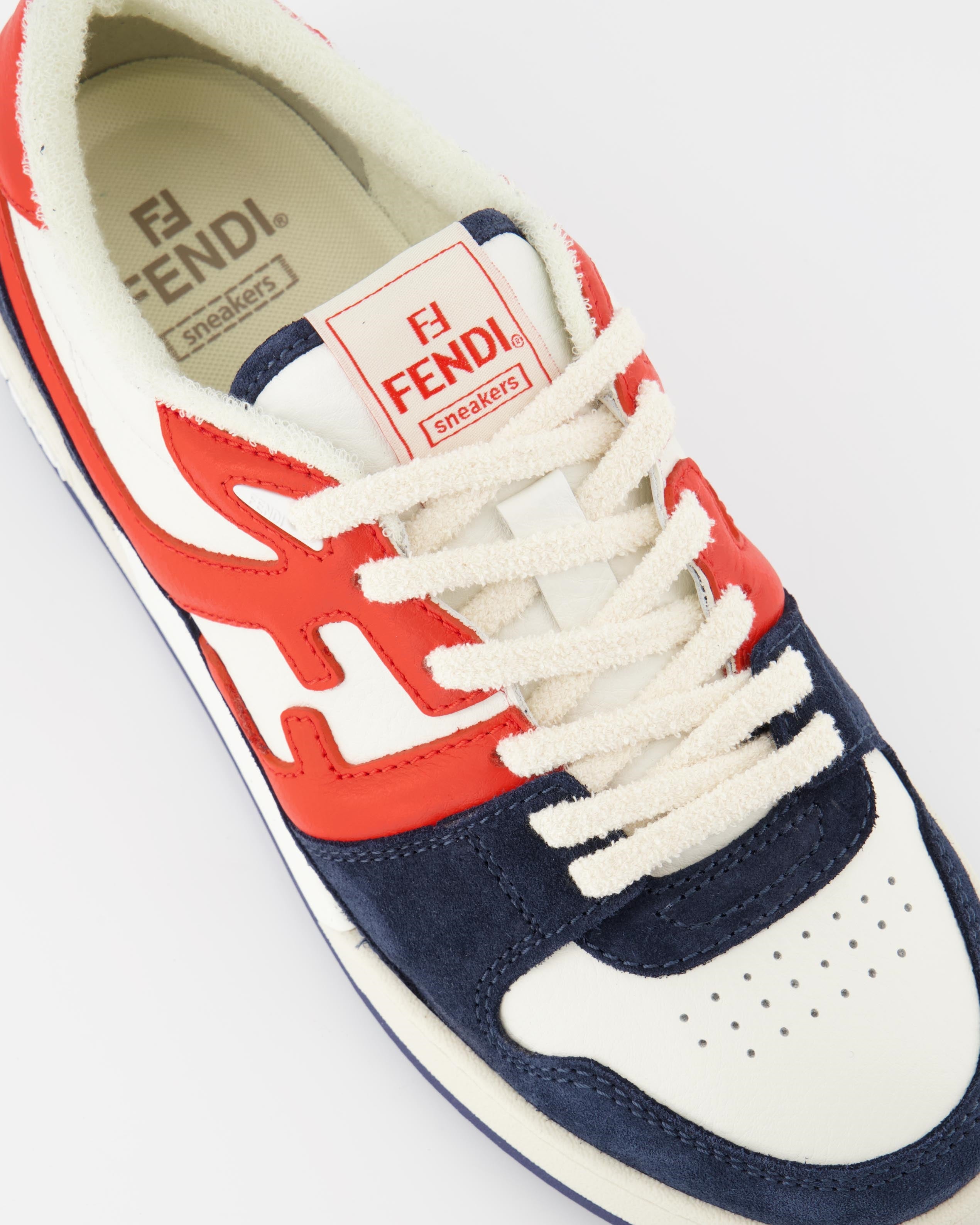 Baskets Baskets Fendi Match Fendi Bleu Homme