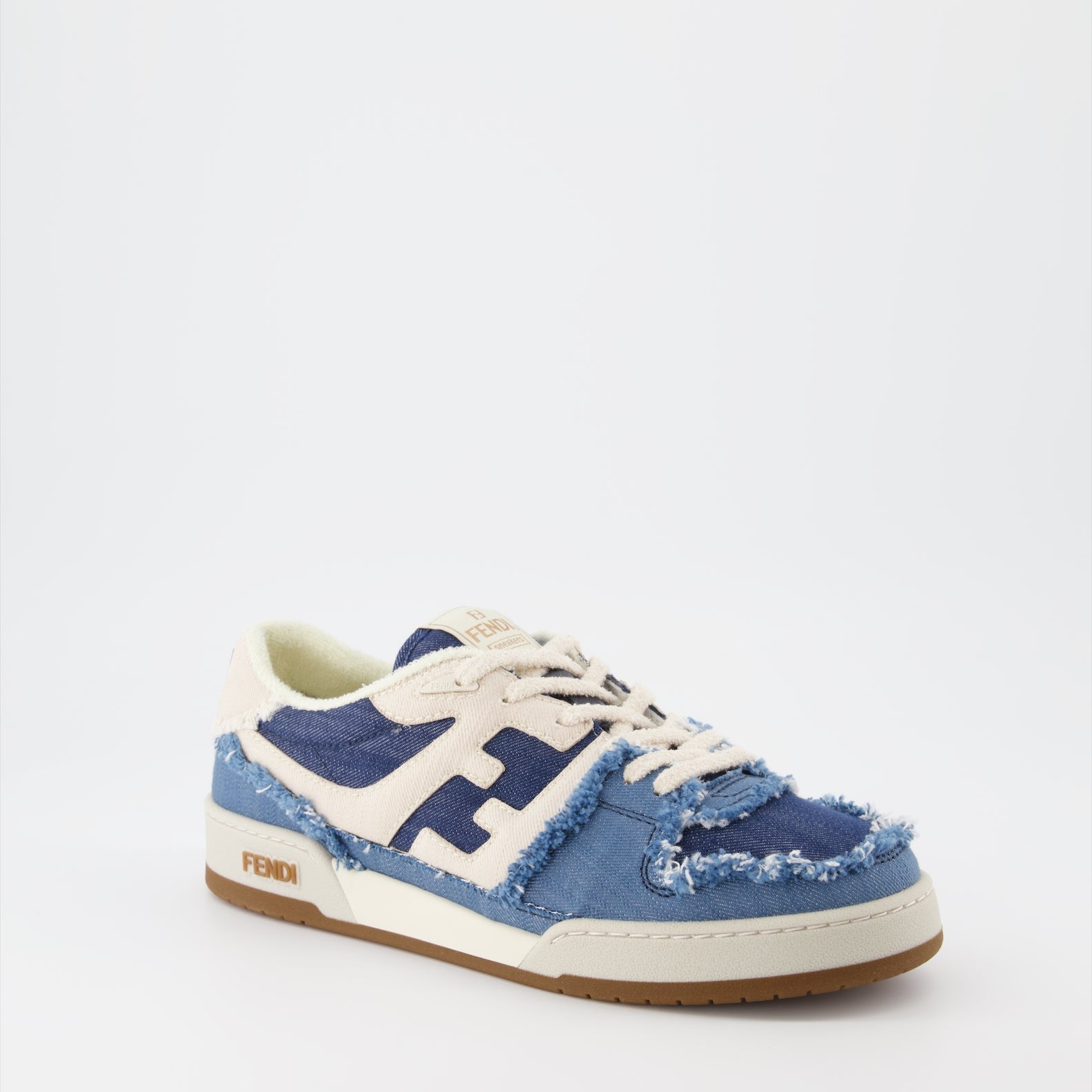 Baskets Baskets Fendi Match Fendi Bleu Homme