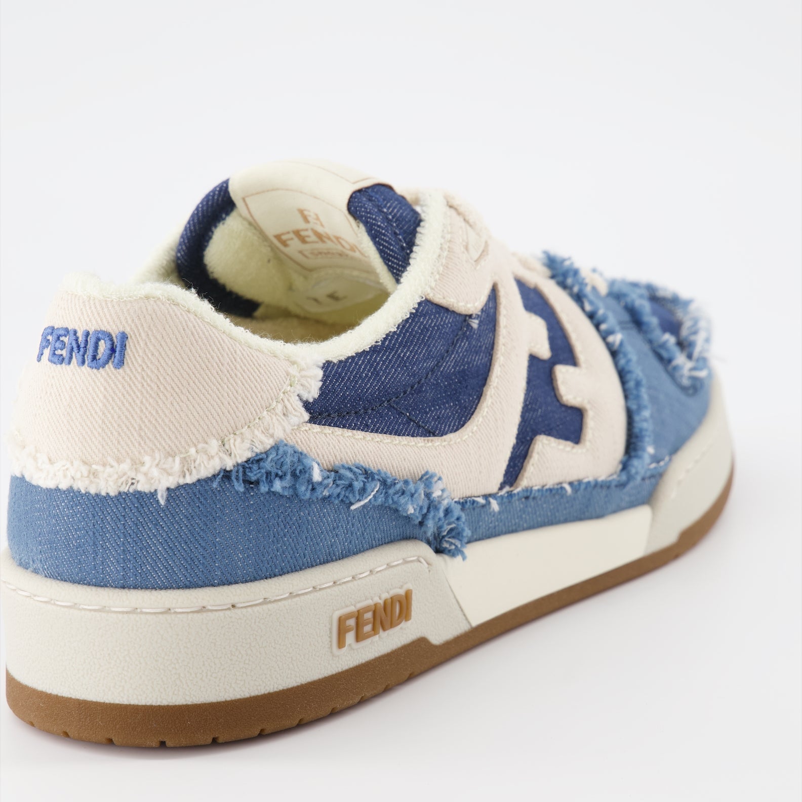 Baskets Baskets Fendi Match Fendi Bleu Homme
