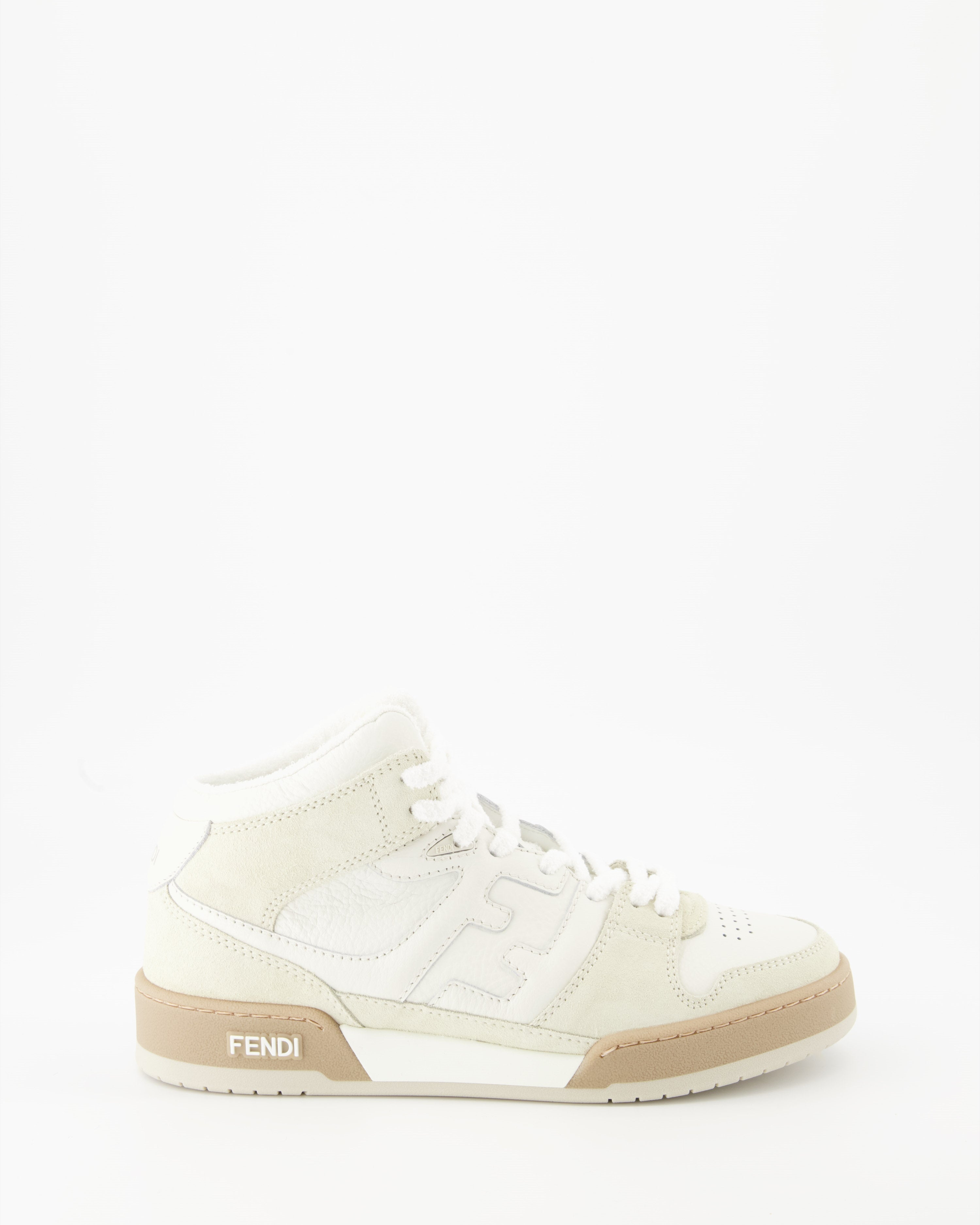 Baskets Baskets Fendi Match Fendi Blanc Femme