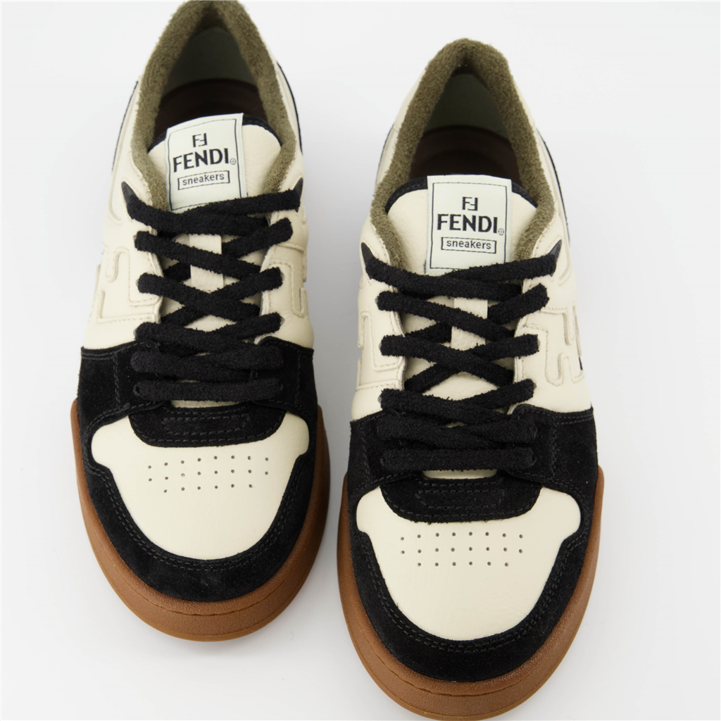 Baskets Baskets Fendi Match Fendi Noir Homme