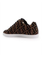 Baskets Baskets FF Fendi Marron Homme