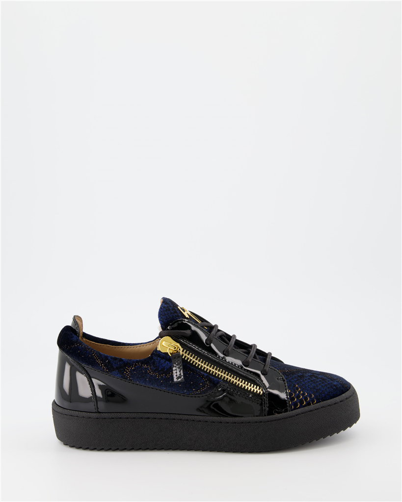 Baskets Baskets Frankie Giuseppe Zanotti Bleu Homme