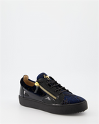 Baskets Baskets Frankie Giuseppe Zanotti Bleu Homme