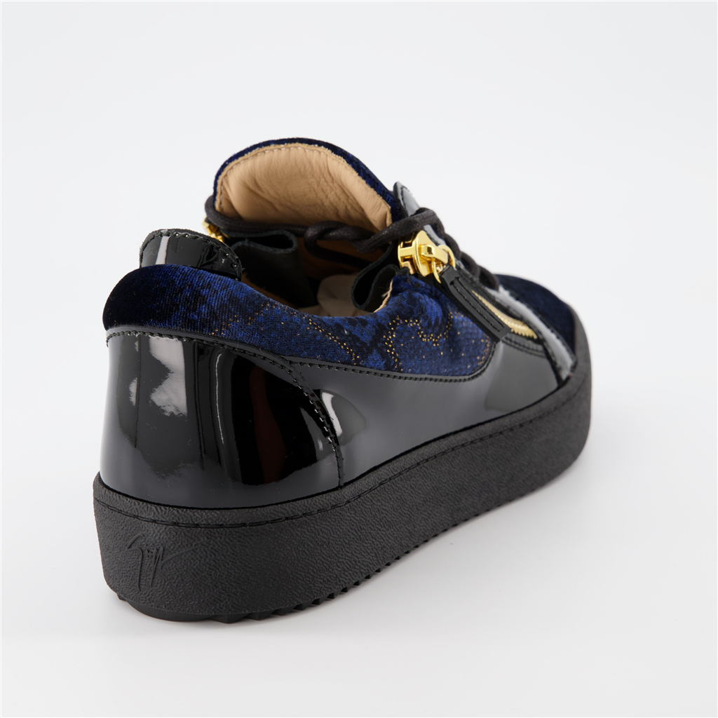 Baskets Baskets Frankie Giuseppe Zanotti Bleu Homme