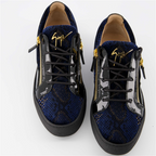 Baskets Baskets Frankie Giuseppe Zanotti Bleu Homme
