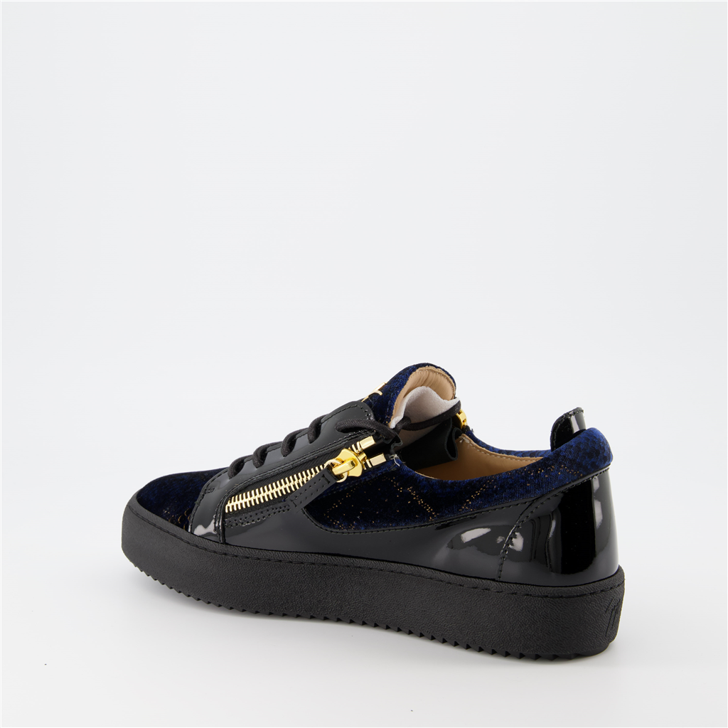 Baskets Baskets Frankie Giuseppe Zanotti Bleu Homme