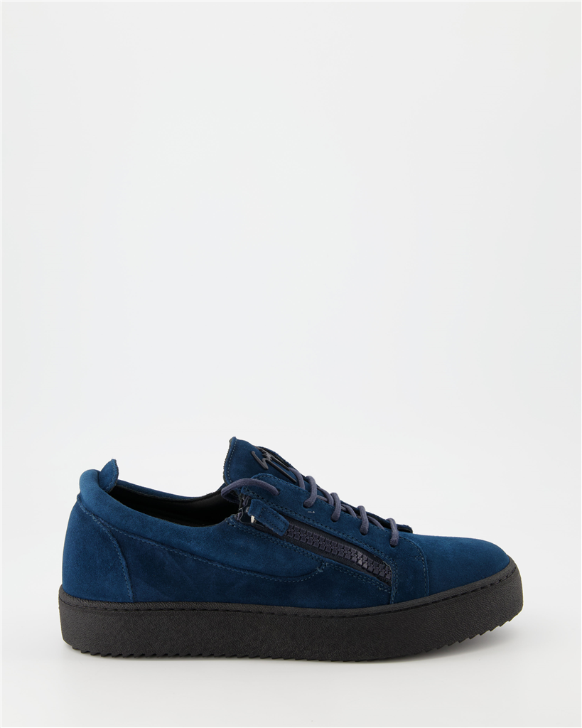 Baskets Baskets Frankie Giuseppe Zanotti Bleu Homme