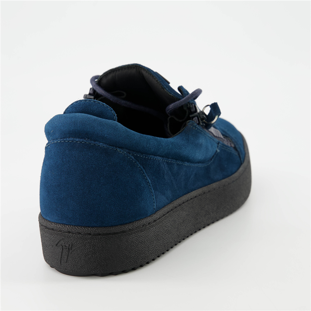 Baskets Baskets Frankie Giuseppe Zanotti Bleu Homme