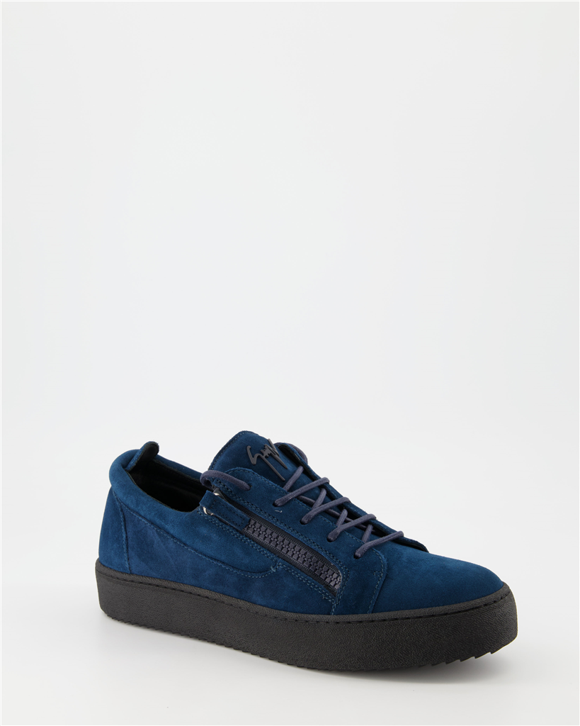 Baskets Baskets Frankie Giuseppe Zanotti Bleu Homme