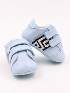 Chaussures Baskets Greca Versace Bleu Enfants