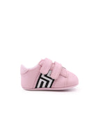 Chaussures Baskets Greca Versace Rose Enfants