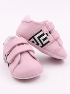 Chaussures Baskets Greca Versace Rose Enfants