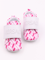 Chaussures Baskets La Greca Versace Rose Enfants