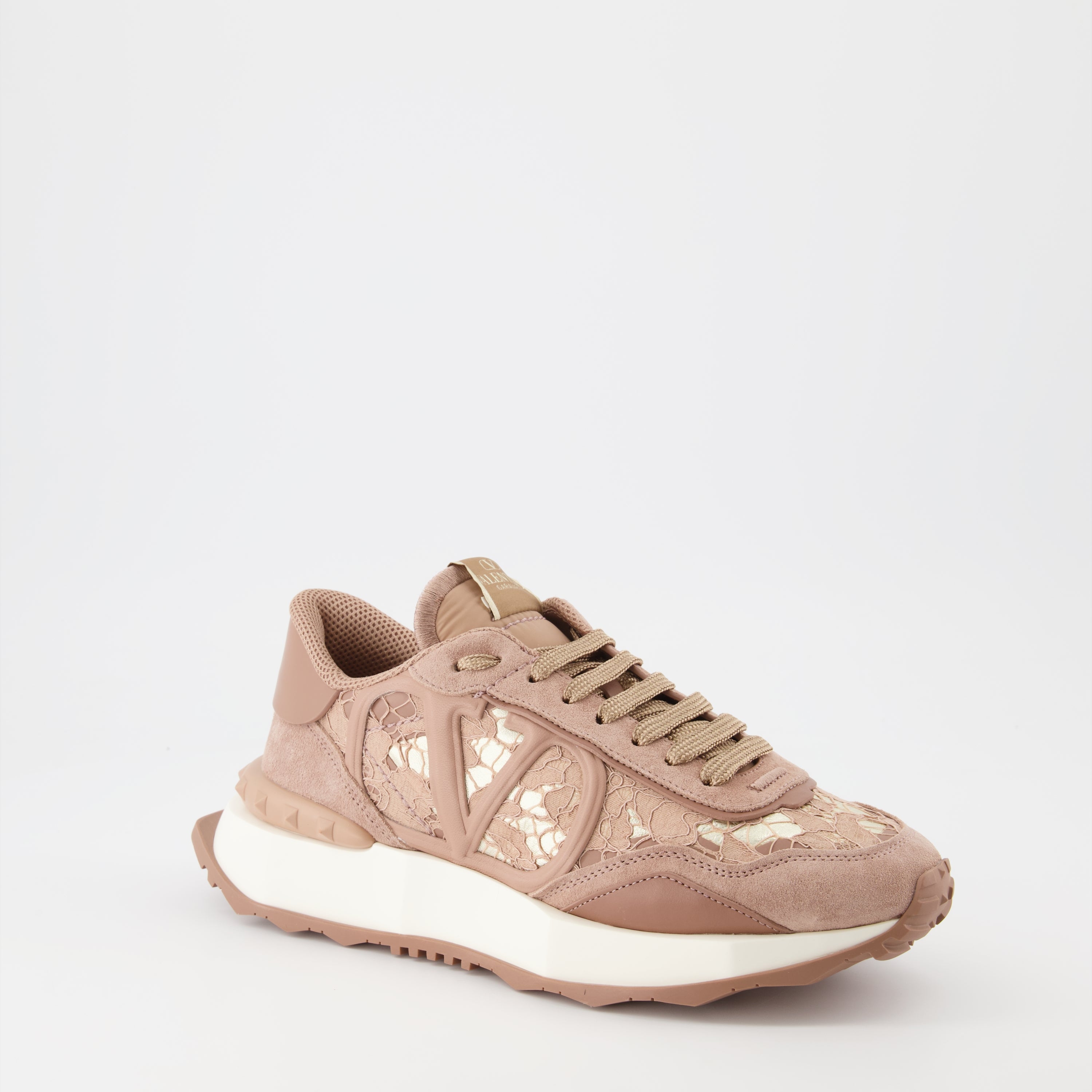 Baskets LaceRunner beige rosé