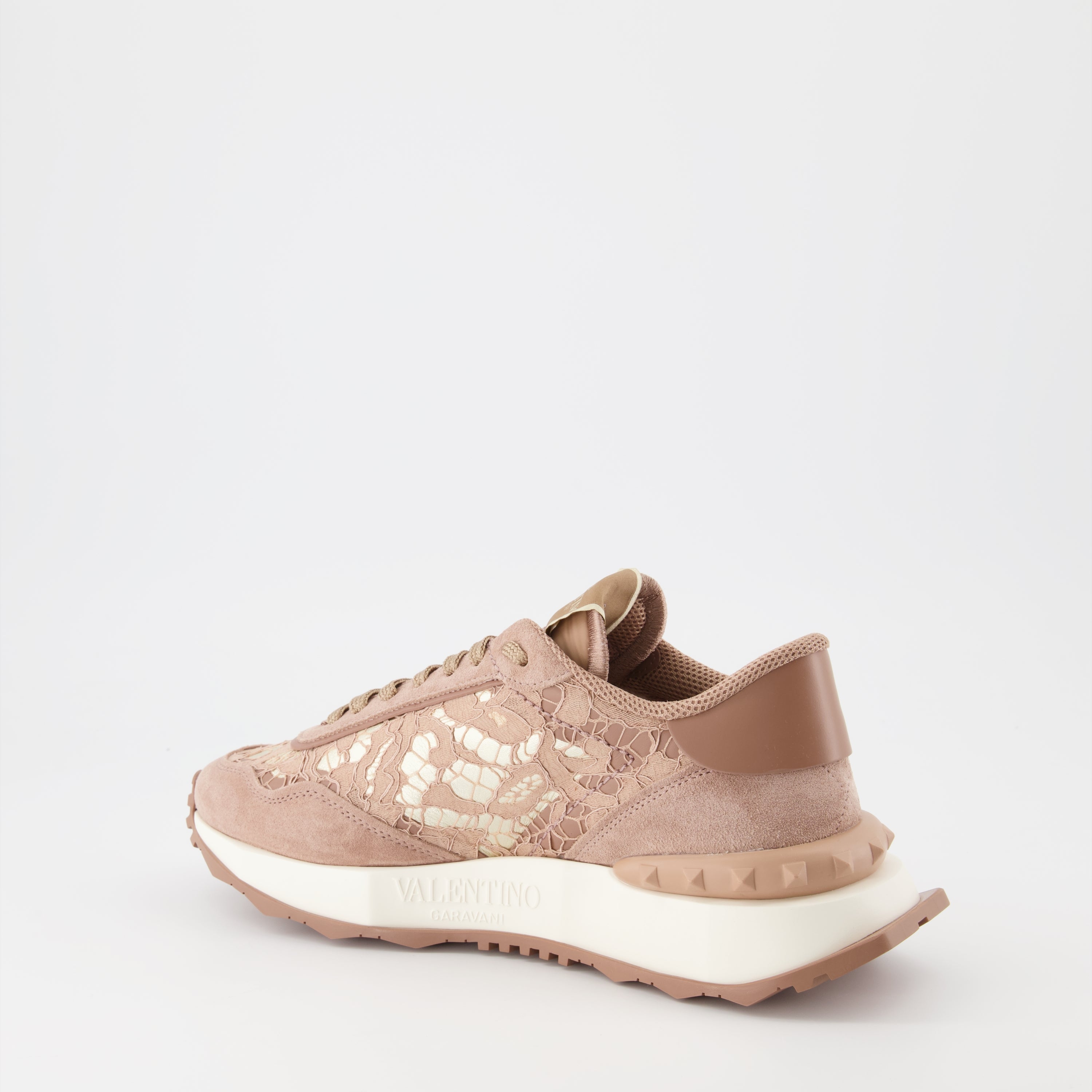 Baskets LaceRunner beige rosé