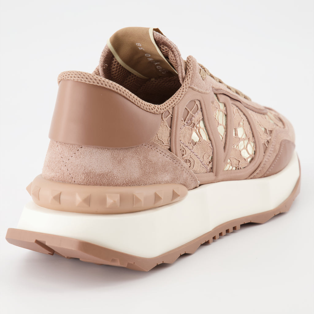 Baskets LaceRunner beige rosé