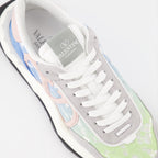 Baskets Baskets Lacerunner en dentelle Valentino Garavani Gris Femme