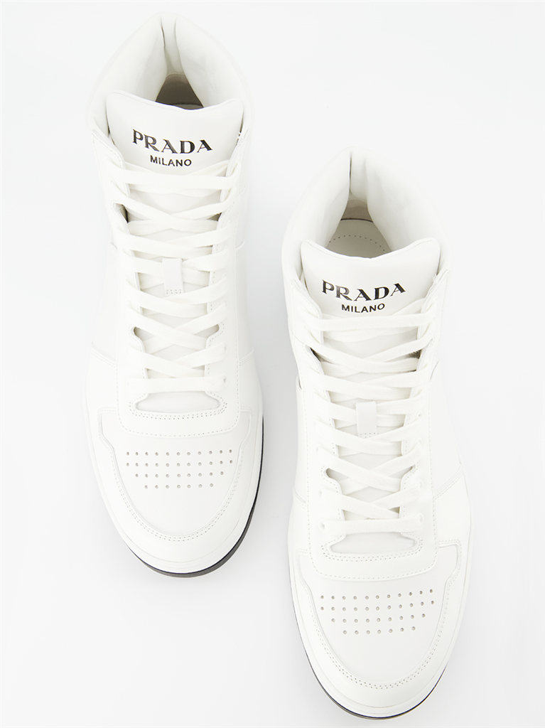 Baskets Baskets montantes Prada Blanc Homme