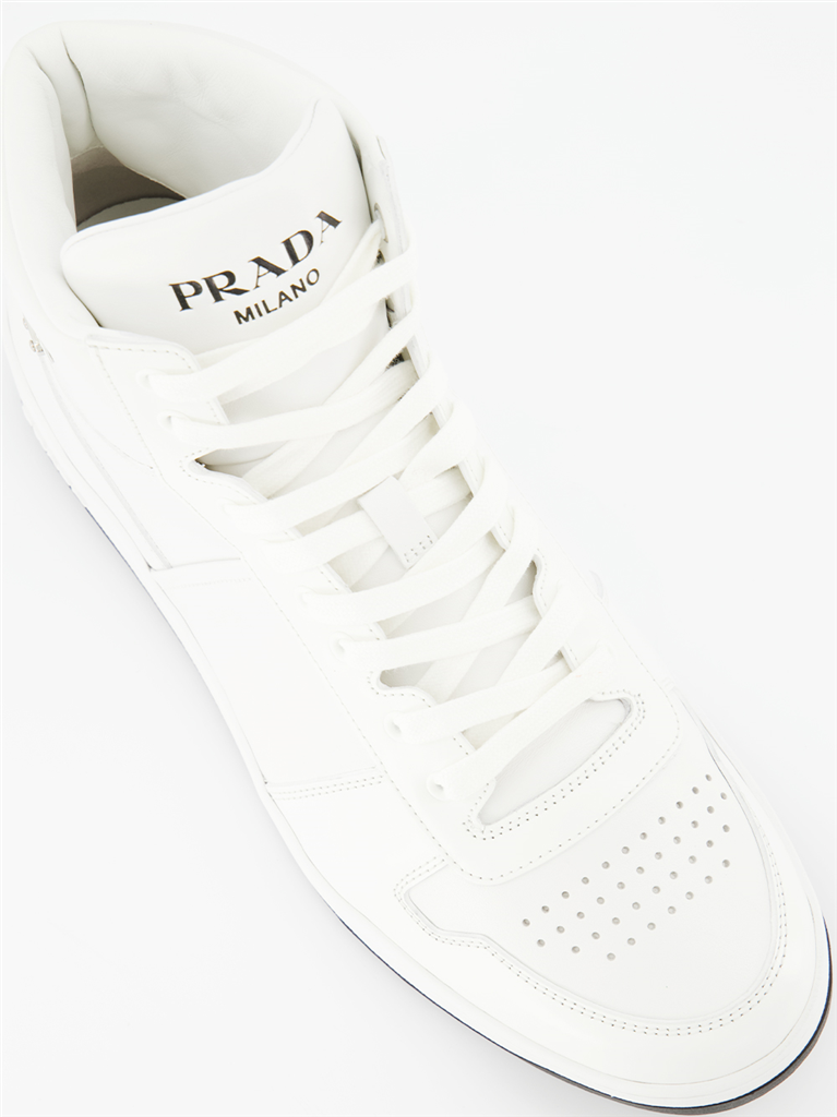 Baskets Baskets montantes Prada Blanc Homme