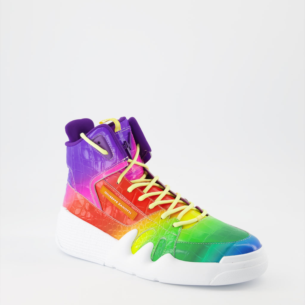 Sneakers Baskets Talon Rainbow Giuseppe Zanotti Multicolore Homme