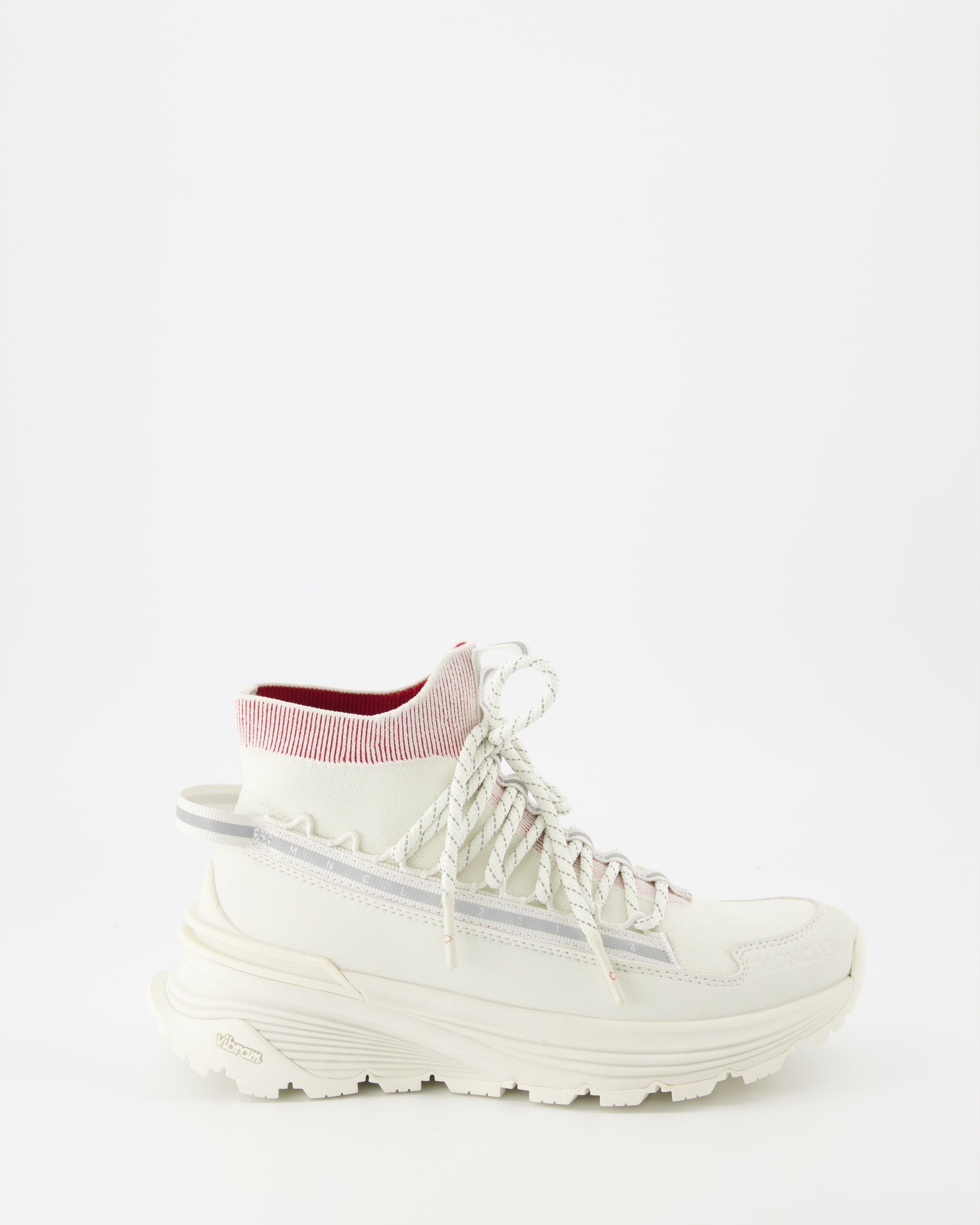 Baskets Baskets montants Monte runner Moncler Blanc Femme