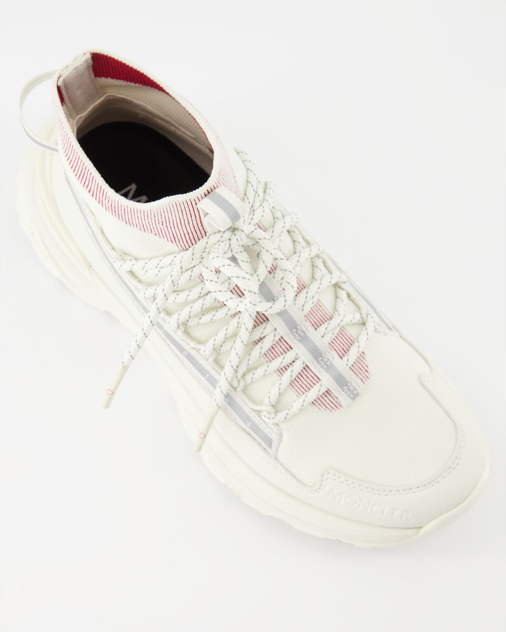 Baskets Baskets montants Monte runner Moncler Blanc Femme