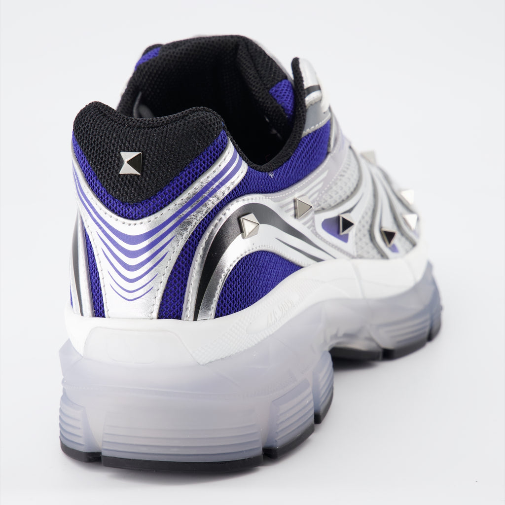 Baskets Baskets MS-296 Valentino Garavani Argenté Homme