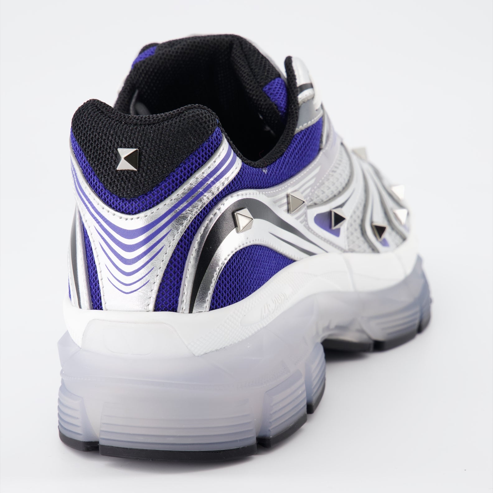 Baskets Baskets MS-296 Valentino Garavani Argenté Homme