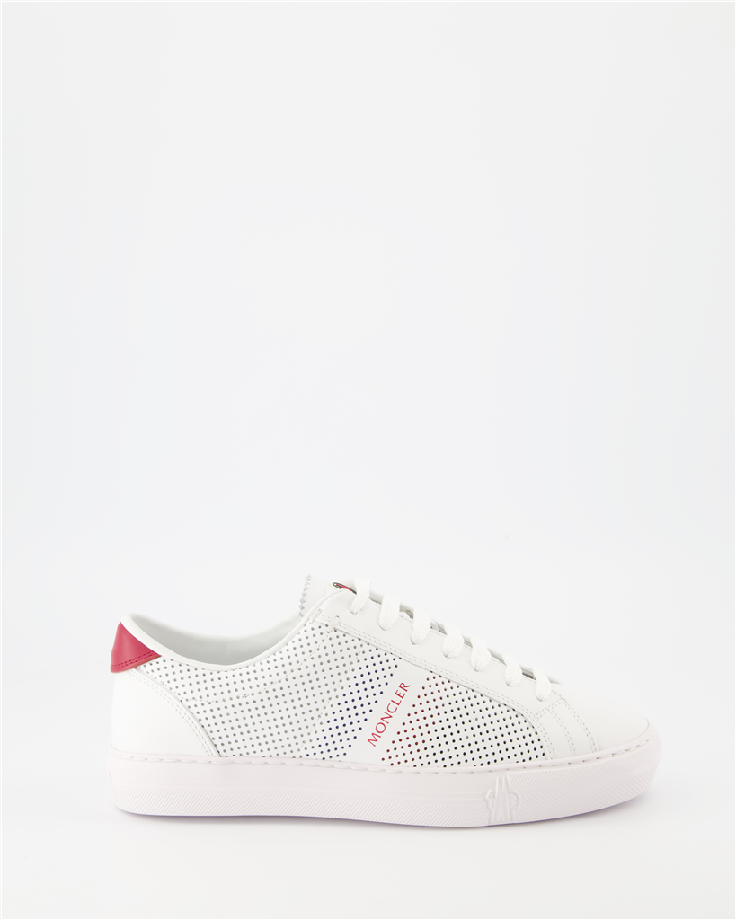 Baskets Baskets New Monaco Moncler Blanc Homme