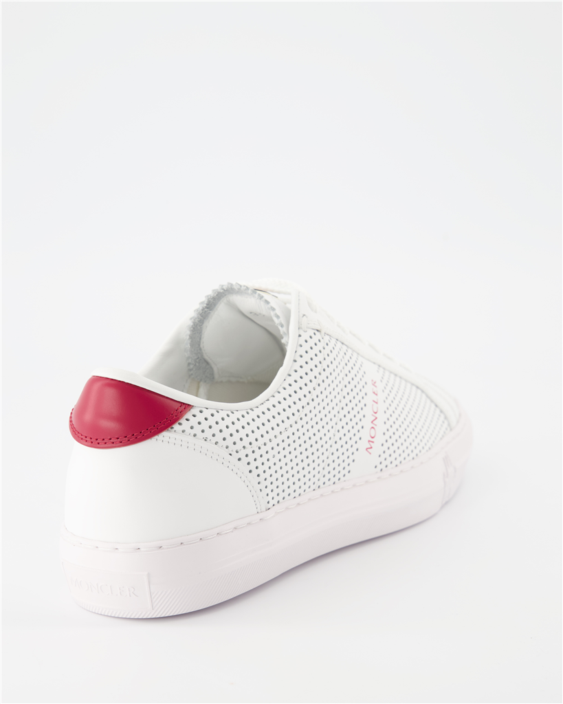 Baskets Baskets New Monaco Moncler Blanc Homme