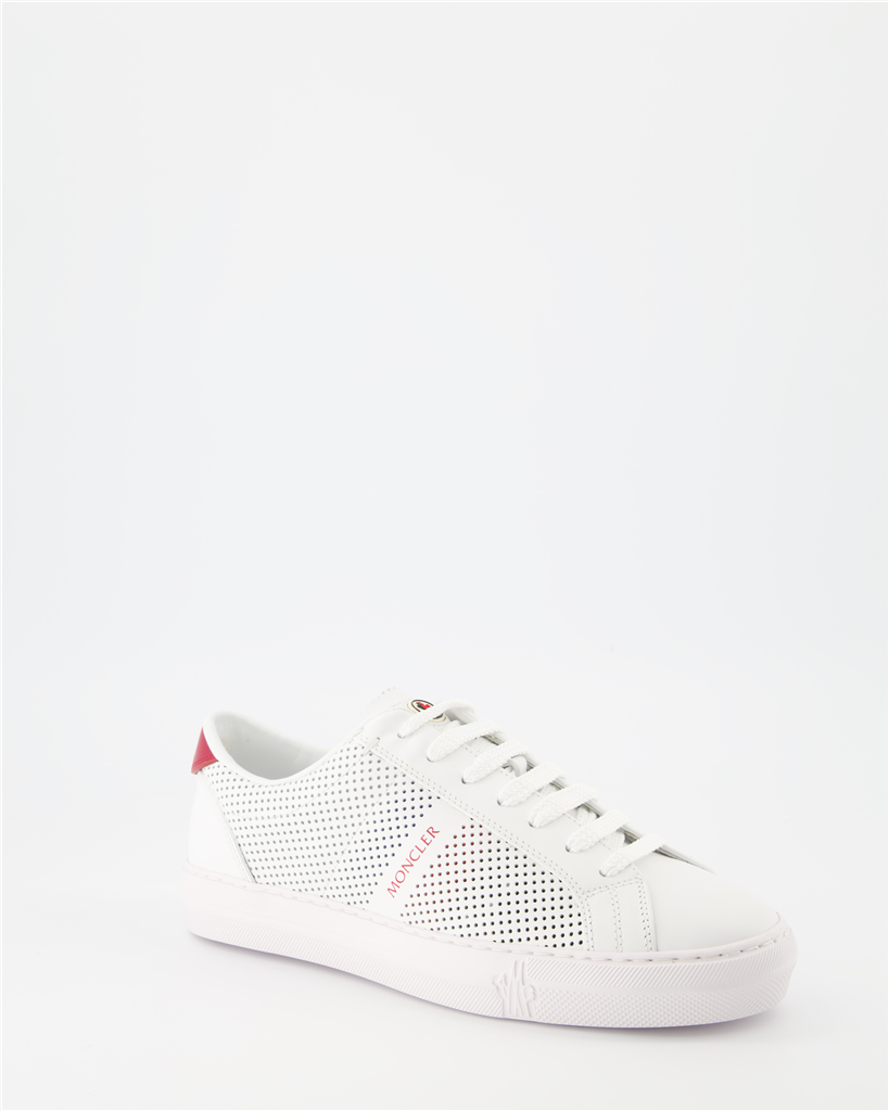 Baskets Baskets New Monaco Moncler Blanc Homme