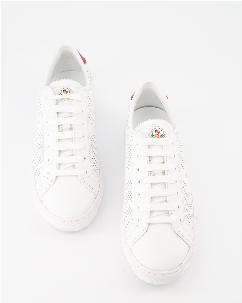 Baskets Baskets New Monaco Moncler Blanc Homme