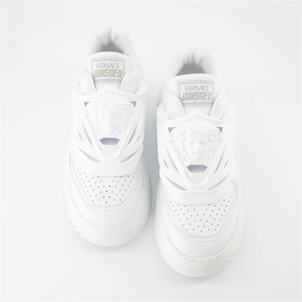 Baskets Baskets Odissea Versace Blanc Homme