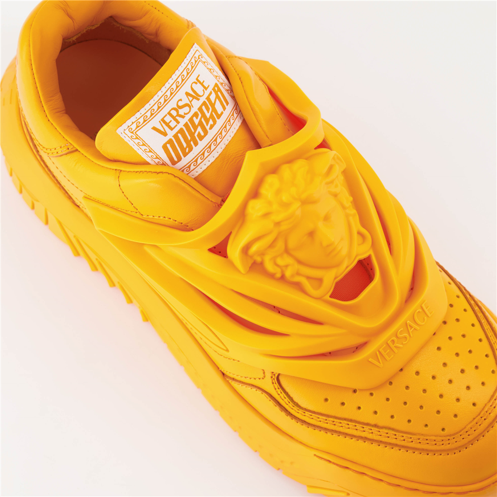 Baskets Baskets Odissea Versace Orange Homme