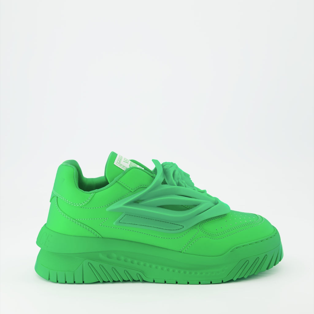 Baskets Baskets Odissea Versace Vert Homme