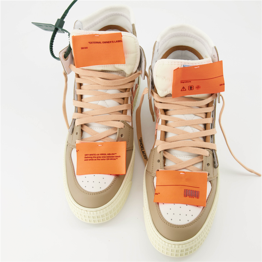 スニーカー オフコートスニーカー Off-White ベージュ 男