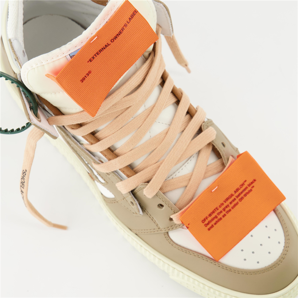 スニーカー オフコートスニーカー Off-White ベージュ 男